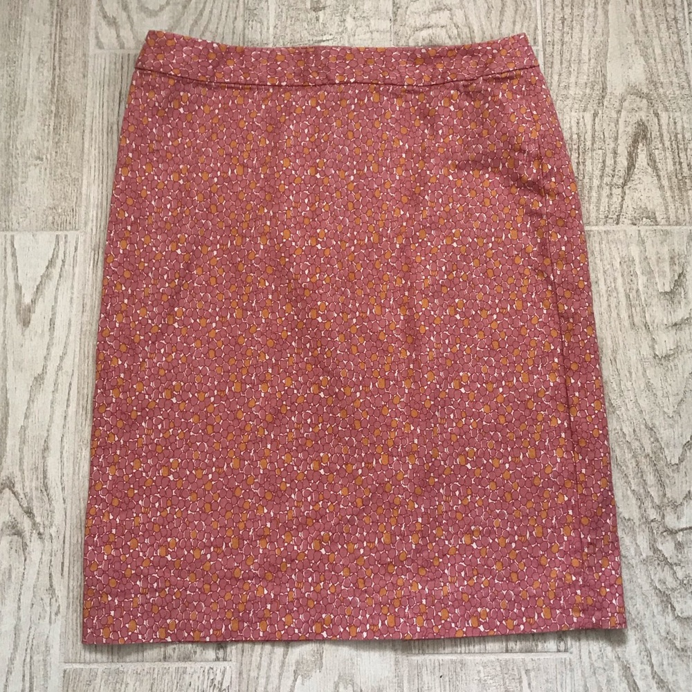Talbots pink and yellow skirt size 10